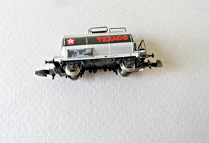 MARKLIN MINI-CLUB Z-SCALE # 8629 TANK CAR-TEXACO METAL WHEELS - Picture 1 of 4