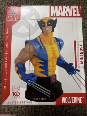 Marvel Wolverine Mini Bust by Gentle Giant Series X-Men Limited Edition #48/850 - Image 1 of 4