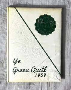 1959 Herkimer NY High School Yearbook Ye Green Quill - Picture 1 of 14