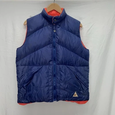 Camel Vintage Goose Down Puffer Vest Reversible Medium LH - Image 1 of 4