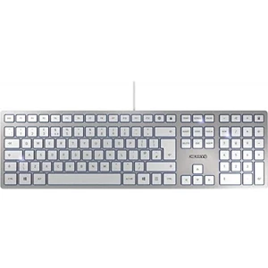 CHERRY KC 6000 slim USB keyboard, silver, QWERTY layout CHERRY KC 600 SLIM FOR M - Picture 1 of 4