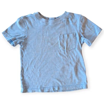 Camiseta Cherokee azul liso con bolsillo talla 4T Foto 1 de 2