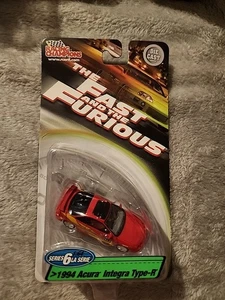 Racing Champions Fast and the Furious 1/64 Orange 94 Acura Integra Type R - Picture 1 of 2