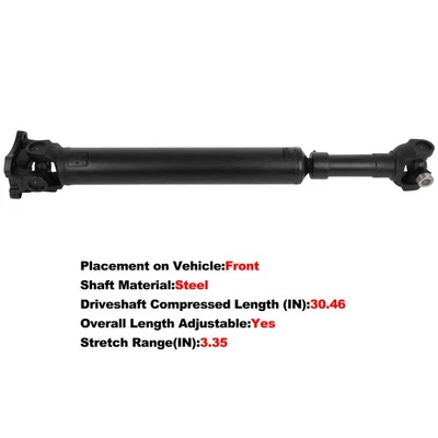 Front Drive Shaft Assembly For Chevrolet K1500 Suburban Blazer 1992-1994 4WD - Изображение 1 из 4
