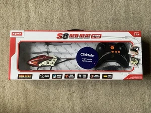 Syma S8 Red Heat RC Gyro Helicopter Boxed Complete 14+ - Picture 1 of 7
