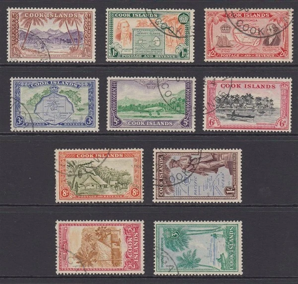 COOK IS 1949 PICTORIAL DEFIN SET (x10) USED (ID:207/R64931) - Image 1 of 1