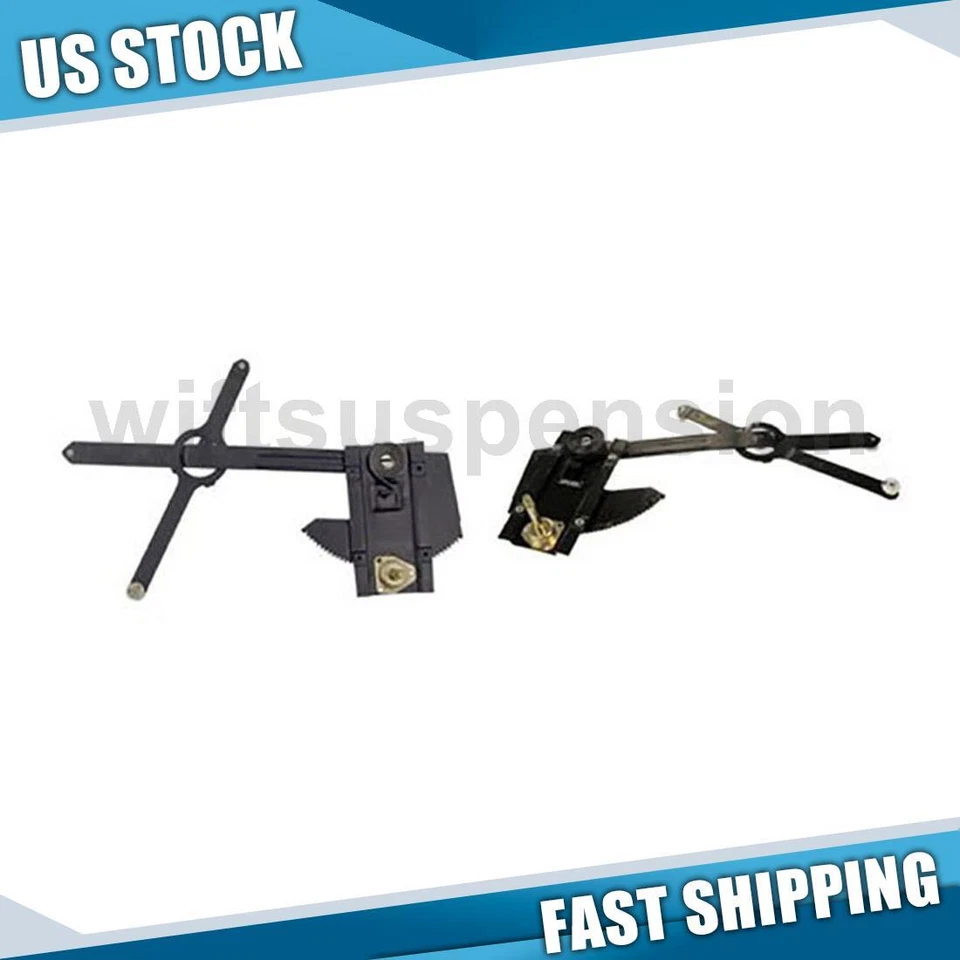 Regulador de ventana delantero izquierdo derecho 2 piezas para Chevrolet Blazer 1987-1991 Foto 1 de 4