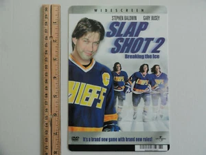 SLAP SHOT 2 - STEPHEN BALDWIN - BLOCKBUSTER VIDEO BACKER CARD 5,5"X8" NO MOVIE - Bild 1 von 3