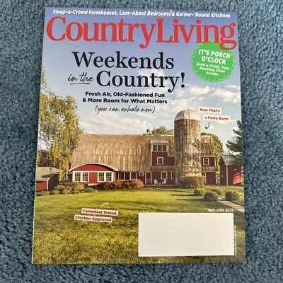 Country Living May/June 2022 Weekends in the Country! It's Porch O'clock Foto 1 de 3