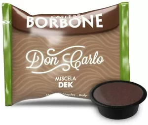 100 Capsule caffè Borbone DON CARLO DEK compatibili A MODO MIO - Imagen 1 de 4