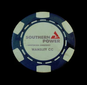 Southern Company Wansley CC novelty poker chip - Picture 1 of 2