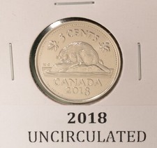 2018 Canada 5 Cent - UNCIRCULATED from Mint Roll 🇨🇦