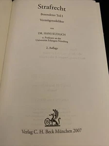 Strafrecht Besonderer Teil I Prüfe dein Wissen Hans Kudlich Vermögensdelikte - Bild 1 von 2