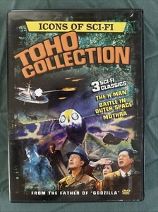 DVD of Vintage Monster Movie Sci-Fi TOHO COLLECTION Icons The H-Man Mothra Space - Imagen 1 de 10