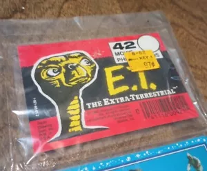 1982 Topps E.T. 42 Film Fotokarten versiegelte Packungen The Extra Terrestrial - Bild 1 von 3