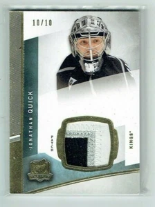 12-13 UD Upper Deck The Cup  Jonathan Quick  10/10  Gold Spectrum  Patch - Picture 1 of 1