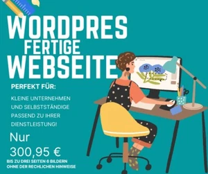 WordPress Webdesign - Fertige Webseiten zur Auswahl. Nur 300,95 € - Bild 1 von 2