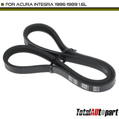 Correa serpentina alternador para Acura Integra 1986-1989 1,6 L 28,16" 31110PG6003 Foto 1 de 4