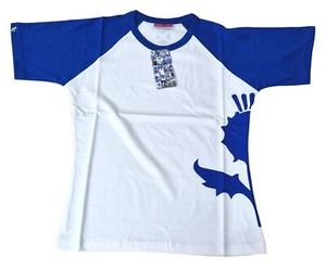 COLECCIÓN TOUR Damas Escocia Raglan Camiseta Cardo Óptico Blanco Azul Real - Imagen 1 de 4