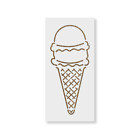 Ice Cream Stencil - Durable & Reusable Mylar Stencils