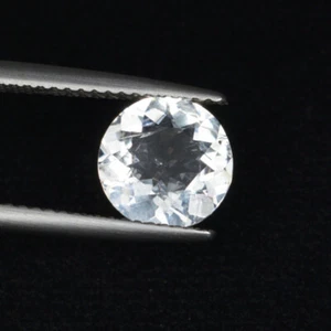 1,58 ct TOP GLÄNZEND FARBLOS - NATÜRLICHER BERYLL (MORGANIT) rund siehe Vdo CL - Bild 1 von 3