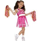 Smiffys Cheerleader Costume, Child, Pink (Size S)
