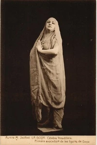 Antigua postal vintage artista española Aurora Jauffret cantante La Goya (847) - Imagen 1 de 2
