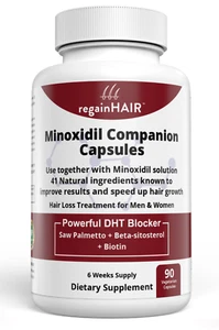 DHT Blocker Hair Growth Men Women use with Minoxidil 5% 4 Better Faster Results - Picture 1 of 6