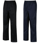 Regatta Mens Gents Pack It Breathable Waterproof Overtrousers Black Navy RMW149