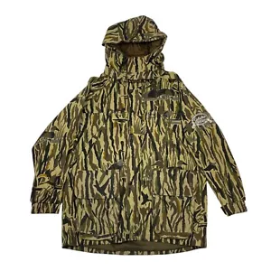 Cabelas Gore-tex Waterfowl Camo Jacket Ducks Unlimited Hood Coat Men’s Sz Large - Picture 1 of 16