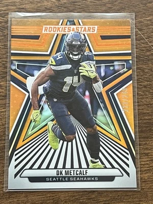DK METCALF 2024 ROOKIES & STARS NARANJA PARALELO #89/249 Foto 1 de 2