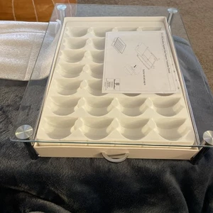 Decobros Tempered Glass Nespresso Vertuoline Storage Drawer Capsule Holder - Picture 1 of 11