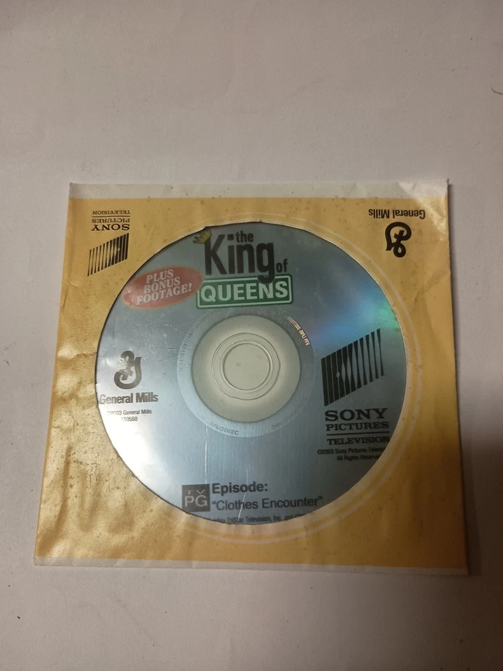 The King of Queens DVD General Mills 2003 Clothes Encounter + bonus footage G3 - Image 1 of 1