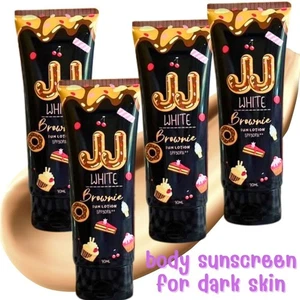 4x JJ White Body Sunscreen Brightening Lotion Tan Skin Serum SPF50+ PA+++ 70g - Bild 1 von 10
