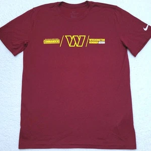 Nike Dri-Fit On-Field Washington Commanders NFL t-shirt red Adult Men's MEDIUM M - Picture 1 of 7