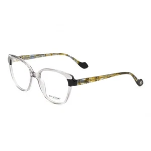 Enox WILMA Womens Eyeglasses Black Round Grey Lightweight €140 - Picture 1 of 2