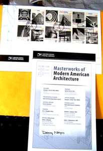 MODERN AMERICAN ARCHITECTURE STAMPS 1st DAY CERMONY PROGRAM MAY 19, 2005 - Picture 1 of 2