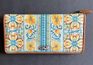 Brighton Bella Limone Leather FIORLA Wallet HTF - Picture 1 of 7