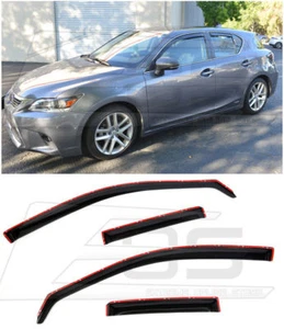 Para 11-17 Lexus CT200h EN CANAL ventana sombra lluvia ventilación solar protector viseras laterales - Imagen 1 de 6