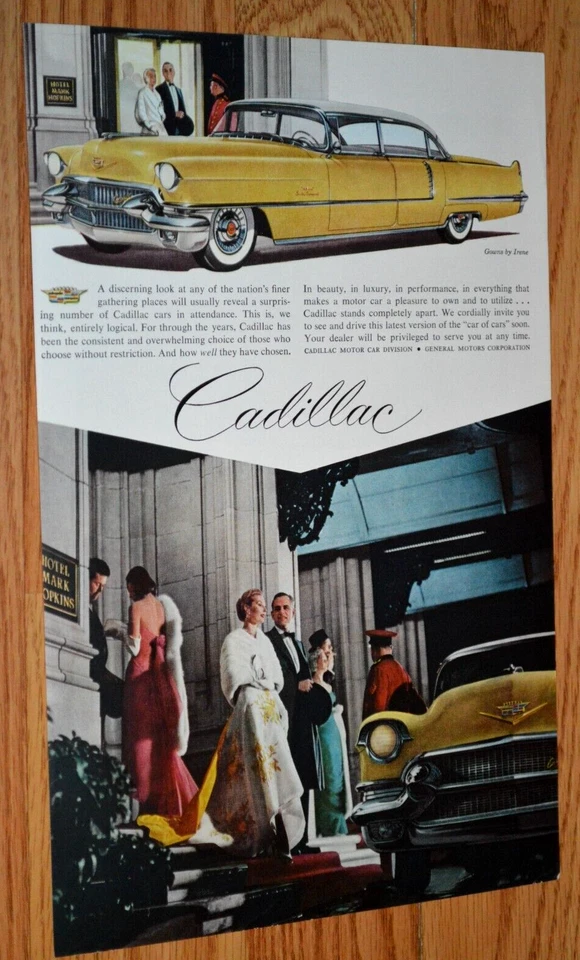 1956 CADILLAC SIXTY SPECIAL ORIGINAL VINTAGE ADVERTISEMENT PRINT AD 55 SERIES 60 - Image 1 of 1