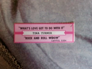 1 Tina Turner Jukebox Titelstreifen - 45 - What's Love Got to Do With it/Rock and.. - Bild 1 von 1