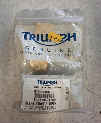 Triumph Relay, Change Over #T2502700 - Image 1 of 2