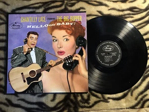 THE BIG BOPPER ♫ CHANTILLY LACE ♫ 1958 1ST PR1ESS EX  MEGA-RARE MERCURY MG 20402 - Picture 1 of 2