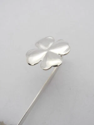 Segnalibro in Argento 925 con Quadrifoglio Portafortuna - Segnapagina Fortuna - - Immagine 1 di 4