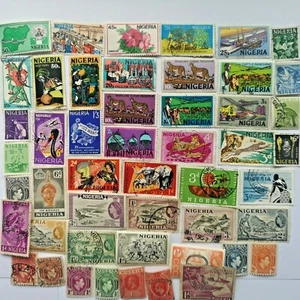 Collezione francobolli Nigeria - da 50 a 750 francobolli diversi - Foto 1 di 1