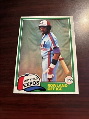 1981 Topps - #319 Rowland Office Montreal Expos - Image 1 of 2