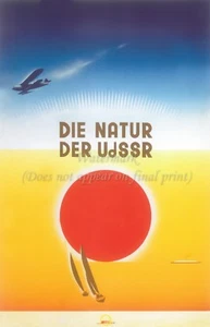 Soviet Vintage Travel Poster or Canvas Print "Nature in USSR" Intourist - Picture 1 of 1