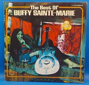 Buffy Sainte Mare 2xLP "The Best Of" VANGUARD NM VG++ to VG++ GERMAN Import BX4 - Picture 1 of 7