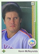 1989 Upper Deck #367 Kevin McReynolds New York Mets Baseball Card