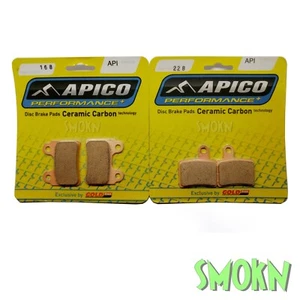 Beta REV 3 Brake Pads Trials 125 200 250 270 05-08 Apico 168 Front & 228 Rear - Picture 1 of 4